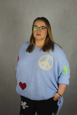 Sweter baby blue